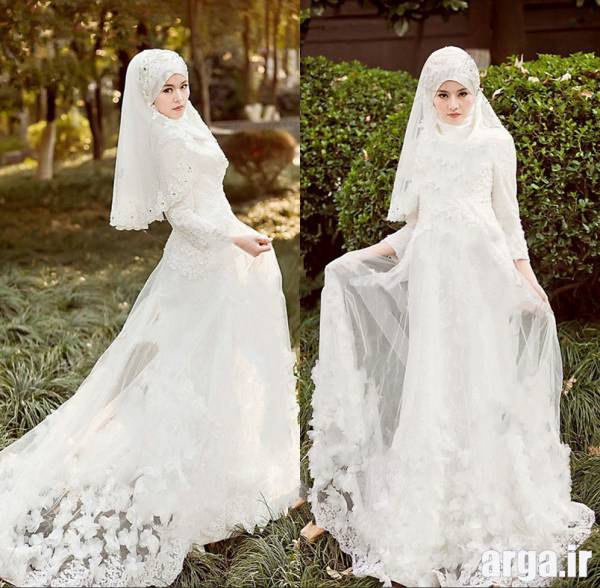 چهارمین مدل لباس عروس پوشیده