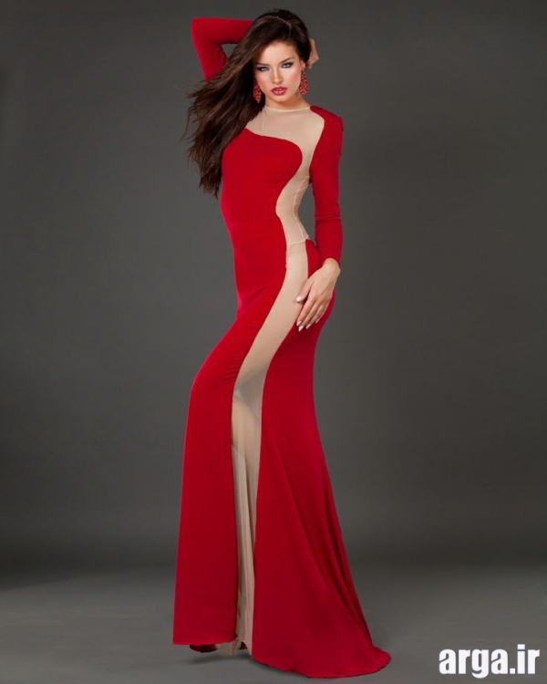 لباس مجلسی 94 بلند قرمز