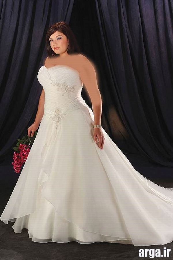 لباس عروس برای افراد چاق زیبا