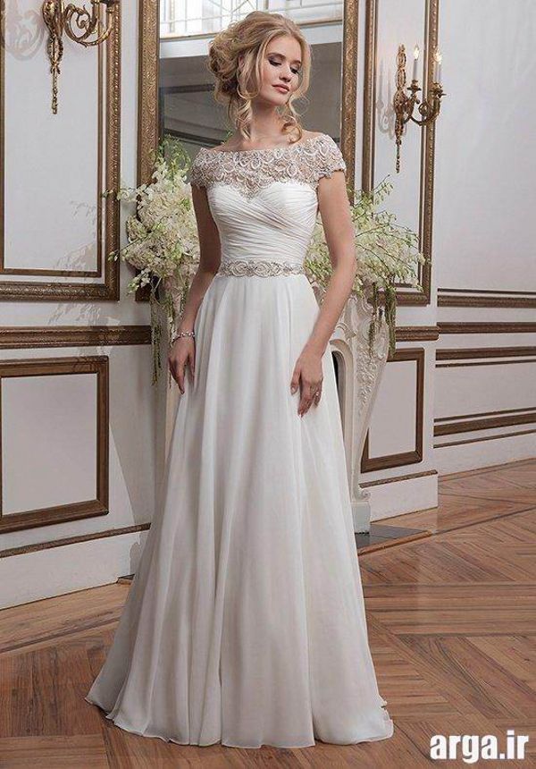 لباس عروس ساده اروپایی