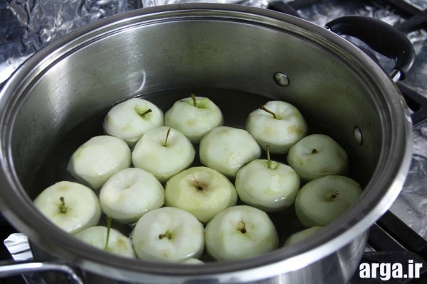آموزش پخت کمپوت سیب