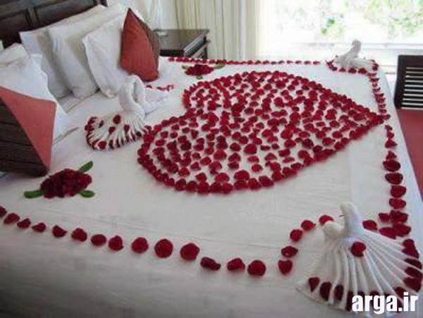 اتاق خواب عروس با گل