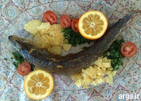 تزیین غذای دریایی