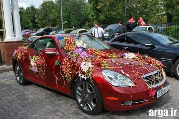 مدل ماشین عروس قرمز