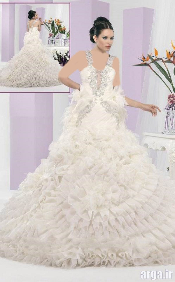 مدل مدرن لباس عروس پاییز 94