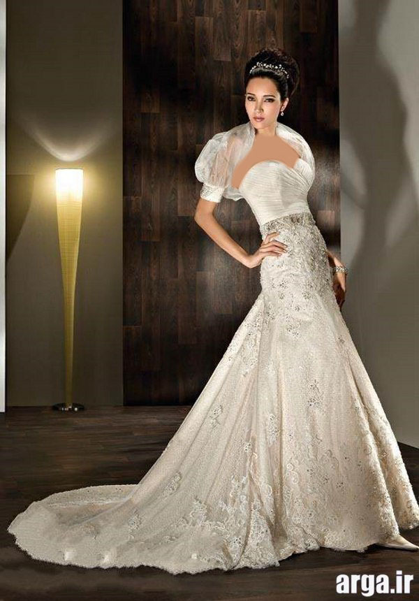 مدل جذاب لباس عروس پاییز 94