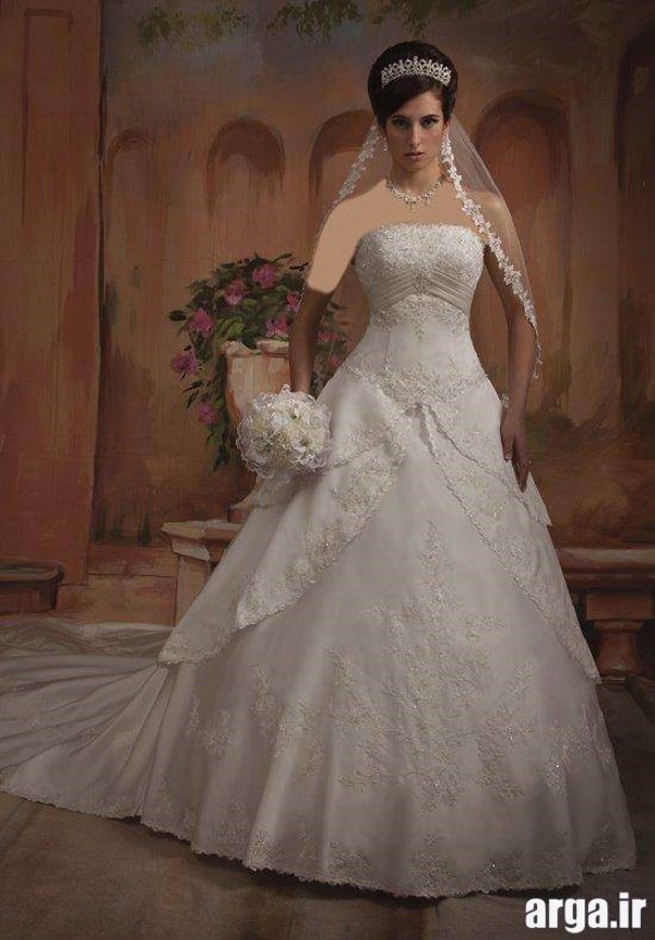 لباس عروس مدرن پرنسسی