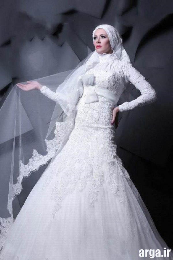 مدل لباس عروس مدرن پوشیده