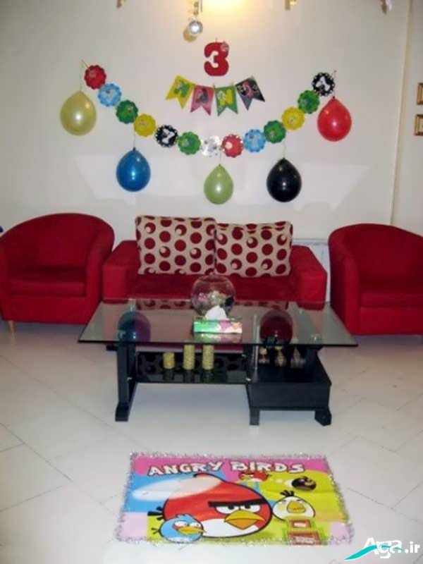 تزیین اتاق برای جشن تولد