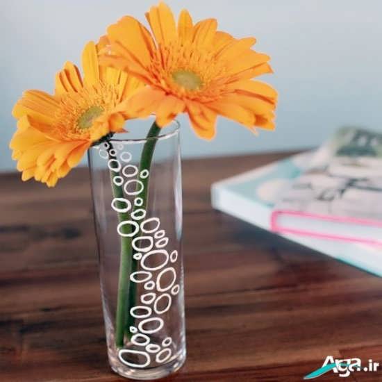 مدل گلدان شیشه ای 