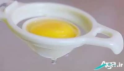 جدا کردن زرده از سفیده تخم مرغ