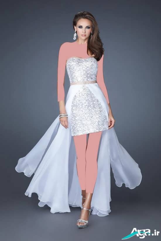 لباس عروس دنباله دار 2016