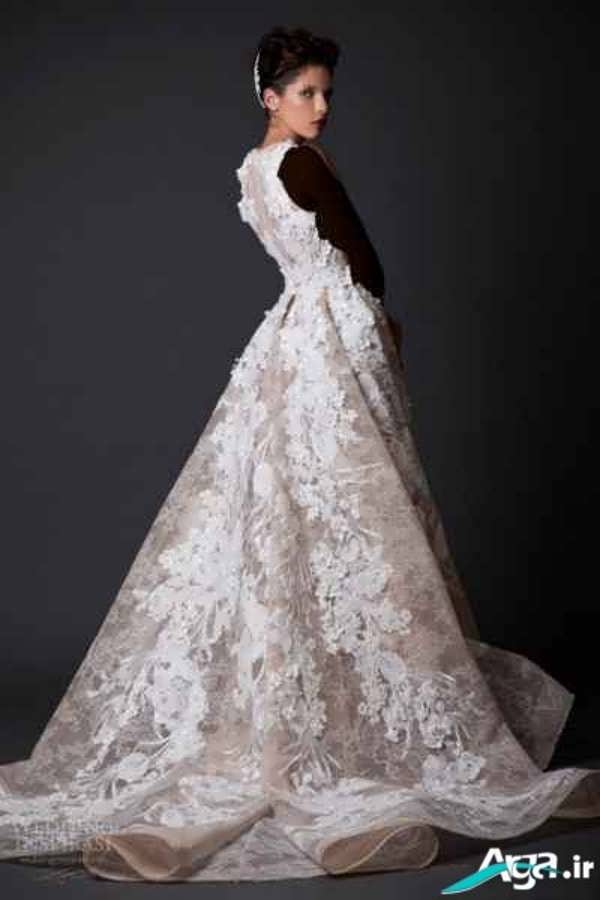 لباس عروس دانتل شیک
