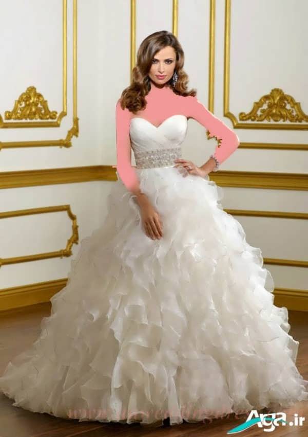 زیباترین لباس عروس پفی