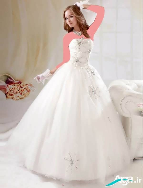 لباس عروس جذاب پفی