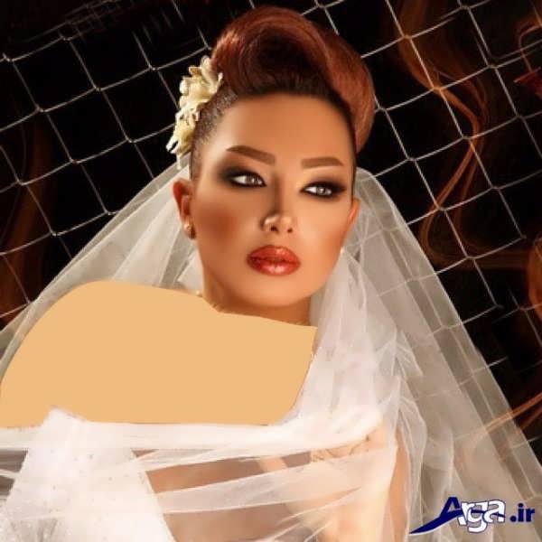 مدل مو و آرایش صورت عروس ایرانی 
