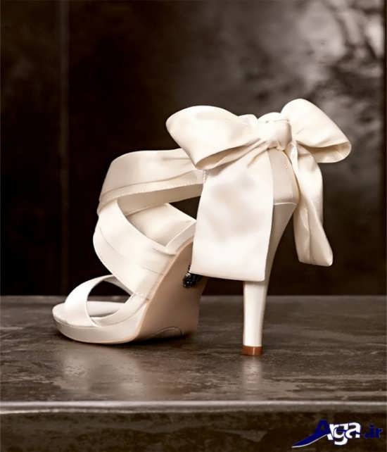 مدل کفش تابستانی جدید و پاپیون دار عروس 