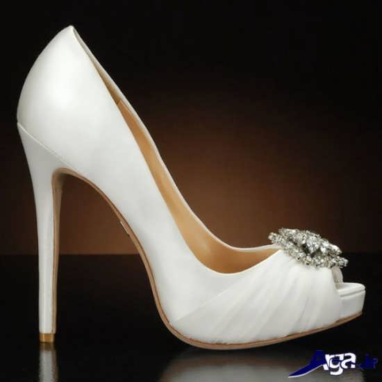 مدل کفش پاشنه میخی و بلند عروس 