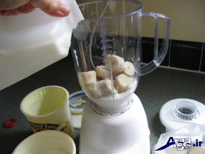 روش تهیه شیر موز