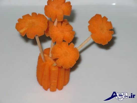 ایده های خلاقانه در تزیین هویج 