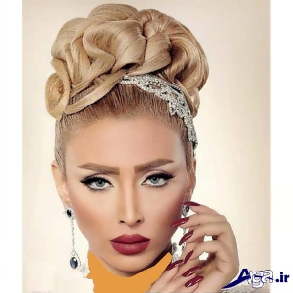 مدل مو و آرایش عروس ایرانی 2016 