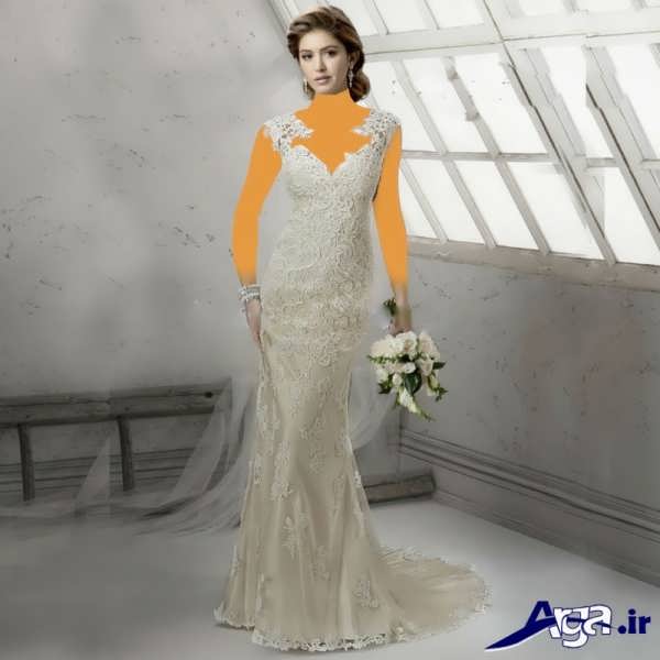لباس عروس عربی گیپور