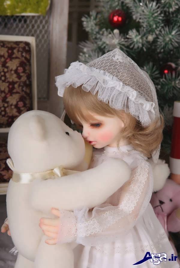 عکس عاشقانه عروسکی دختر و خرس
