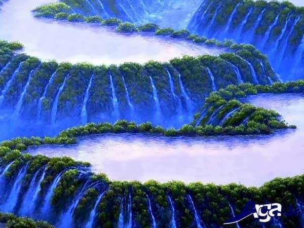 عکس آبشار عجیب و زیبا