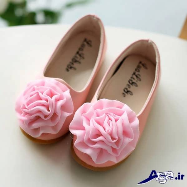 کفش بچه گانه دخترانه گلدار