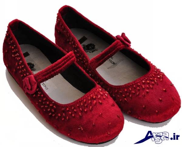 کفش بچه گانه دخترانه قرمز زیبا