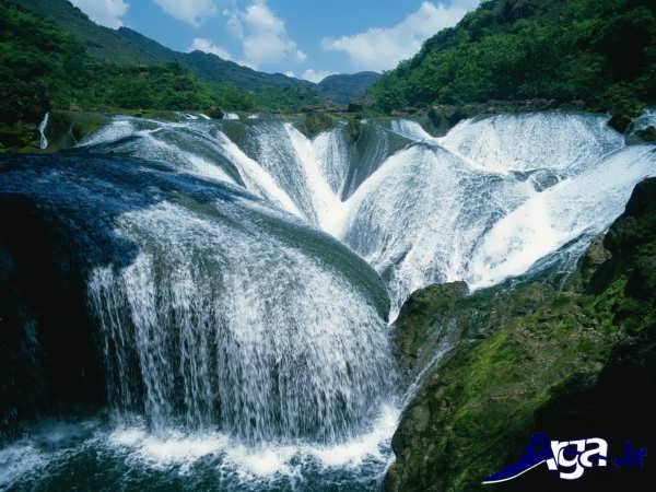 عکس آبشار در چین