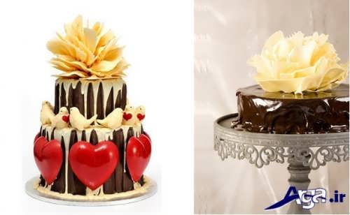 انواع مدل های تزیین کیک شکلاتی 