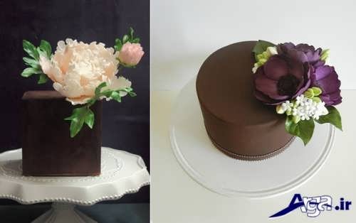 انواع مدل تزیین کیک شکلاتی 