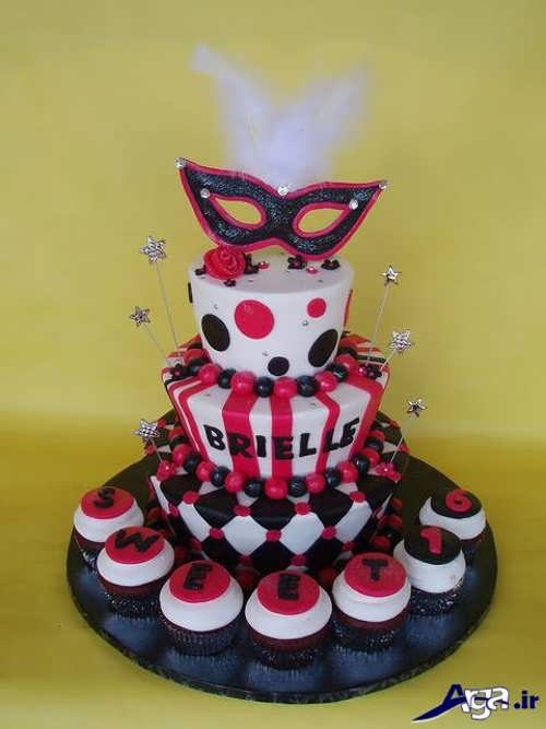 مدل تزیین کیک تولد و کاپ کیک 