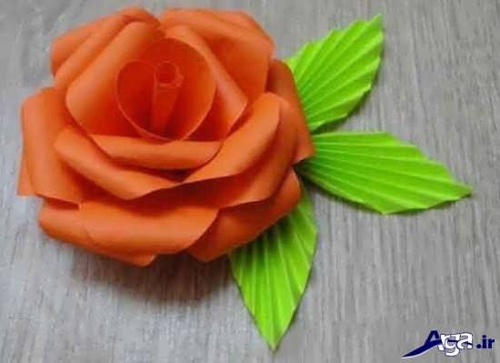 ساخت گل با کاغذ و مقوا برای کودکان