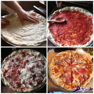 روش طبخ پیتزا 