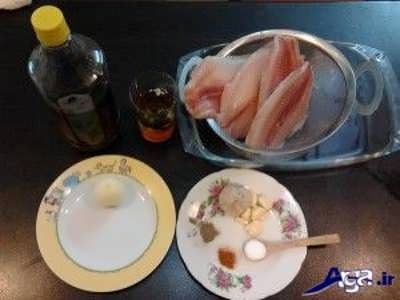 مواد لازم برای تهیه ماهی تیلاپیا 