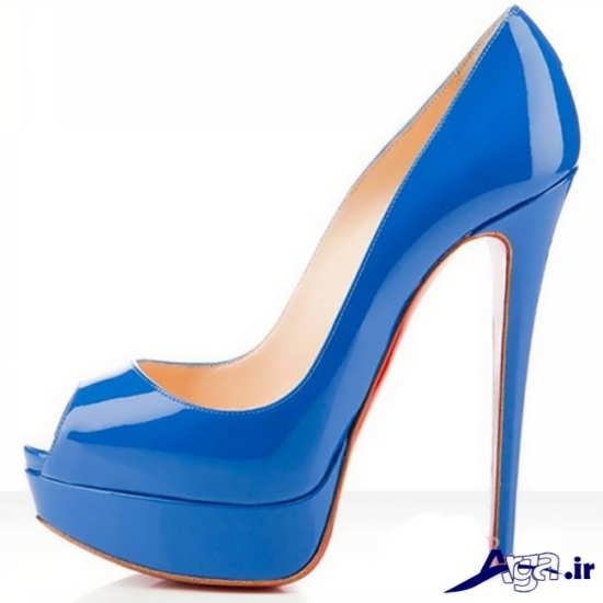 مدل کفش مجلسی زنانه آبی
