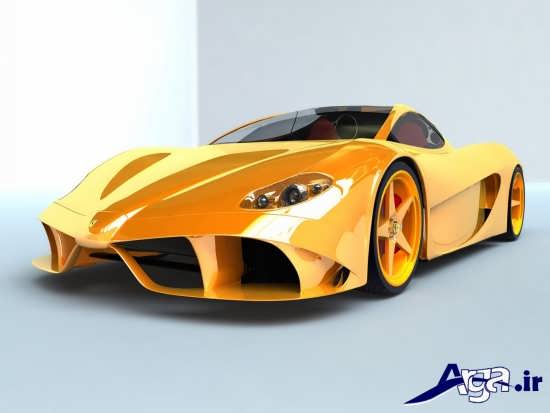 عکس ماشین اسپرت زرد