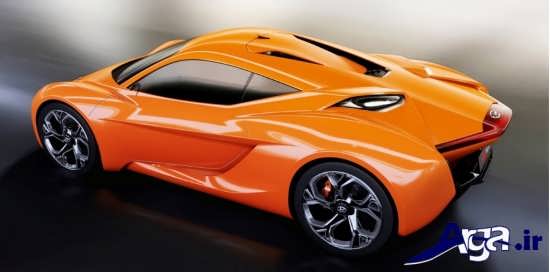 ماشین اسپرت نارنجی