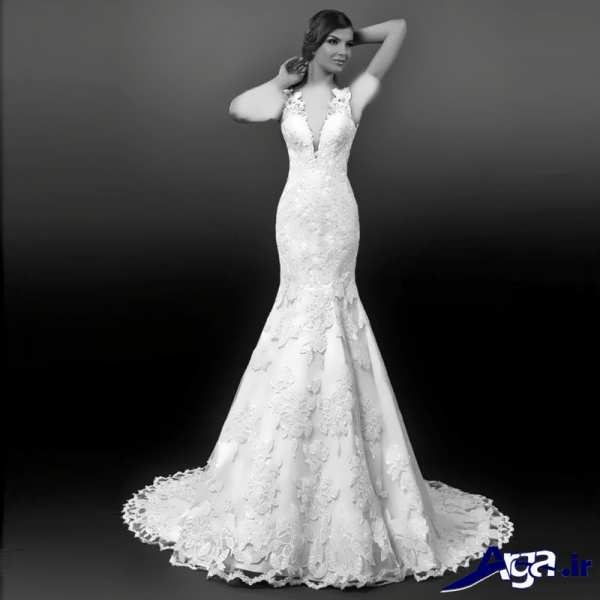 لباس عروس گیپور شیک و زیبا