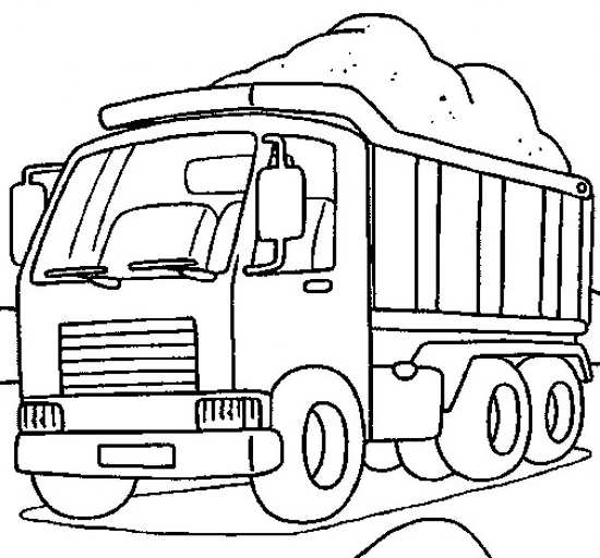نقاشی کامیون برای کودکان
