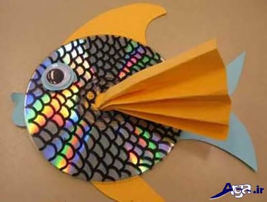 خلاقیت در ساخت ماهی با سی دی