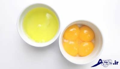 جدا کردن زرده از سفیده تخم مرغ 