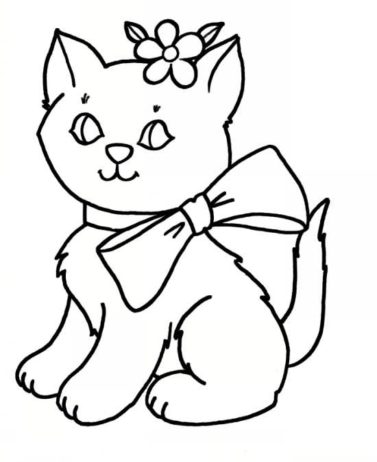 انواع نقاشی های زیبا و جالب گربه برای رنگ آمیزی کودکان 
