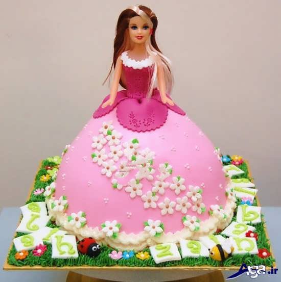 کیک جشن تولد دخترانه پرنسسی