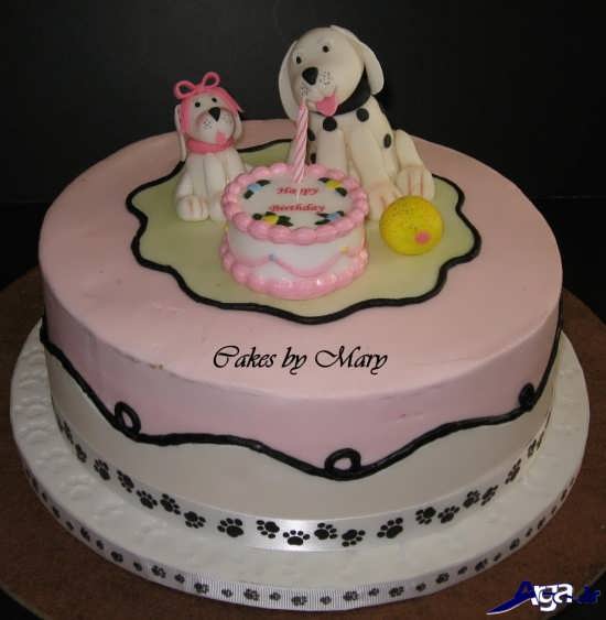 کیک ساده برای جشن تولد