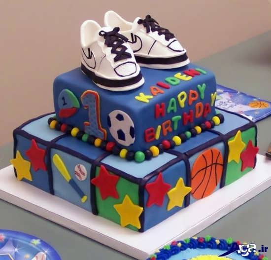 مدل کیک دو طبقه تولد