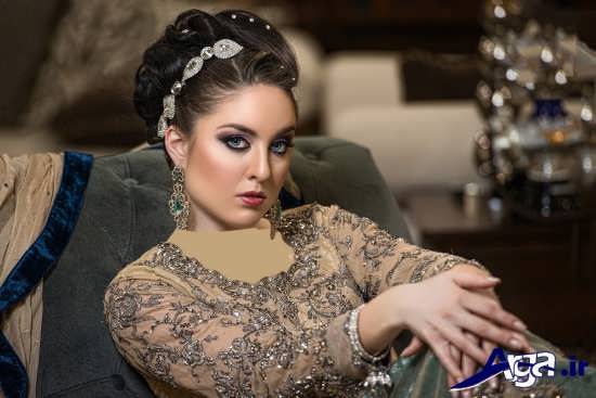 مدل آرایش صورت عروس ایرانی 
