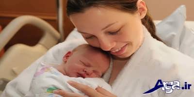 راست خوابین نوزاد برای گرفتگی بینی